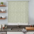 thumbnail image 5 of Sage Green Plaid Sheer Curtains 54 Inches Long, Farmhouse Buffalo Checkered Gingham Light Filering Curtains, Breathable Simi Curtain Privacy Drapes for Kitchen Bathroom Nursery Small Window Treatment, 5 of 9