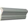 thumbnail image 2 of Ekena Millwork 4 1/4"H x 1 5/8"P x 94 1/2"L Claremont Chair Rail (8-Pack), 2 of 6