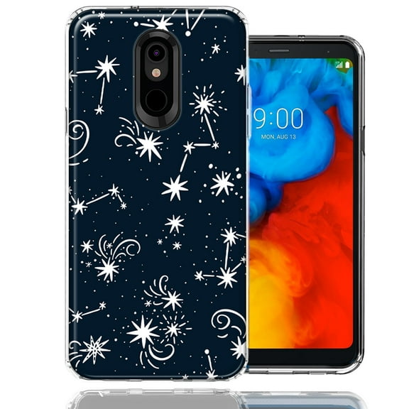 MUNDAZE For LG K40/Harmony 3 Stargazing Design Double Layer Phone Case Cover