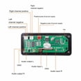 thumbnail image 4 of LongHanMao Bluetooth 5.0 MP3 WMA Decoder Board 50W Amplifier 12V DIY Music Player Speaker Car Audio FM USB Recording Handsfree Call,Consumer Electronics, 4 of 7