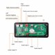 thumbnail image 4 of Placa decodificadora Bluetooth 5.0 MP3 WMA, amplificador de 50 W, 12 V, reproductor de música DIY, altavoz, audio para coche, FM, grabación USB, llamadas manos libres, reproductor de audio, 4 of 9