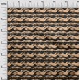 thumbnail image 3 of oneOone Silk Tabby Beige Fabric Asian Wave Sewing Craft Projects Fabric Prints By Yard 42 Inch Wide, 3 of 4