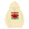 thumbnail image 3 of Sudadera con capucha para niñas y niños, sudadera de manga larga con cuello redondo y estampado de moda, jersey con bolsillo, sudadera de poliéster para niñas, 3 of 8