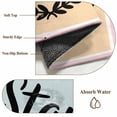 thumbnail image 2 of Stay Awhile Kitchen Runner Rug 2x6 Washable Runners for Hallway Non Slip Wheat Color Block Stripes Aesthetic Large Area Rug Indoor Floor Carpet for Bathroom Laundry Entryway Bedroom Living Room, 2 of 8