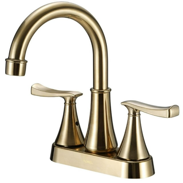 Mezcladora Para Baño Emma Flowell Dorada 4"