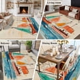 thumbnail image 5 of Nautical Boat, Area Rug 5x8 FT, Non Slip Bedroom Throw Carpet, Coastal Sailing Ship Ocean Painted Sea Washable Soft Floor Carpet Non-Shedding Rug for Living Room Nursery Dorm Office, 5 of 9