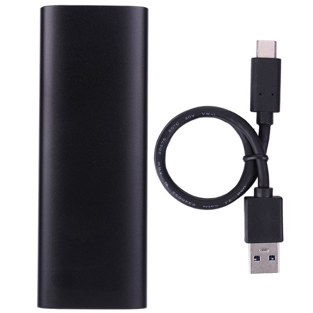 Tipo C USB3.1 a la ayuda UASP del recinto del disco duro del recinto 10Gbps del SSD de M.2 NGFF