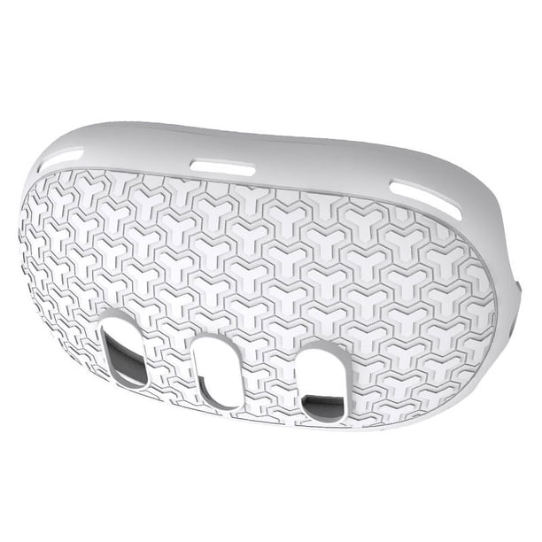 Likrtyny Cubierta Protectora Frontal VR Shell Antigolpes Impermeable para Meta Quest 3 (blanco)