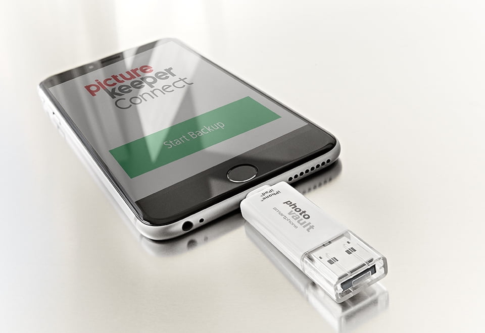 picture keeper connect 32gb portable flash usb backup and storage
