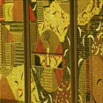 thumbnail image 1 of Ahgly Company Tapis d'Intérieur Lavable en Machine Carré Transitionnel Rouge Brun, 6 Pieds Carré, 1 of 7