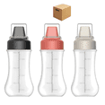 thumbnail image 1 of 3 Botellas Dispensadoras Catsup Salsa Mayonesa Crema 12 Oz Belug, Transparente con Colores, 1 of 4