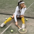 thumbnail image 6 of Naloa Mardi Gras Crayfish and Fleur de lis Thigh High Socks Extra Long Stretchy Sock Women Over Knee High Opaque Stocking Daily Wear, 6 of 6