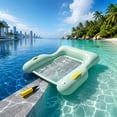 thumbnail image 4 of RBCKVXZ【Inflatable Pool Floats】 Large Water Floating Sofa Bed with Headrest, Blow Up Lounge Chair, Summer Beach, Swimming Pool Party, 4 of 9