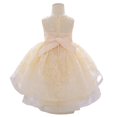 thumbnail image 3 of Vestido de bebé, regalo de cumpleaños para bebé, vestido de niña bordado con cola, vestido con lavado lunar, 3 of 6