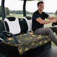 thumbnail image 5 of XYZCANDO Forest Camo 2-Passenger Golf Cart Seat Cover with 4 Front Pockets | Non-Slip Washable Terry Cloth for Golf Enthusiasts, 5 of 8