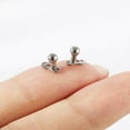 thumbnail image 3 of 14G Minimalist Ball Dermal Anchor Tops and Base Grade 23 Titanium Round Internally Threaded Micro Microdermals Studs Surface Skin Piercing Body Jewelry for Women Men, 3 of 5