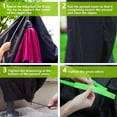 thumbnail image 4 of Cantilever Patio Umbrella Cover with Push Rod - Waterproof Patio Parasol Covers with Zipper for Offset Outdoor Umbrellas, 4 of 5