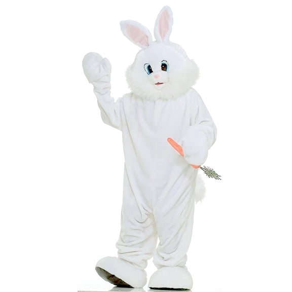 Rubies Easter Bunny Rabbit Mascot Costume for Adults, Unisex One Size Fits Most