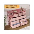 thumbnail image 4 of Cómoda mesa de TV con power outlet, dormitorio cómoda con 9 cajones, suitable para sala de estar y hallway, 4 of 8
