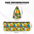 thumbnail image 4 of Naloa German Shepherd Dog Print Leather Pencil Case - Portable Big Capacity Pencil Pouch Organizer Bag Stationery Bag for Work & Office Pencil Pen Case, 4 of 5