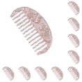 thumbnail image 2 of Qarigey Peine de pelo semicircular elegante y retro químico para peinado de inspiración vintage Peine de pelo semicircular ligero rosa rosa 10Conjunto, 2 of 6
