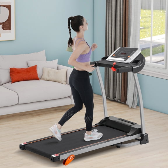 Treadmill with Incline, 3.0HP Quiet Foldable Treadmills for Home, 10.0MPH 300 LBS