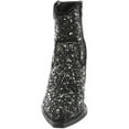 thumbnail image 3 of Very G Women's Katy Pearl Booties Snip Toe Black 6 M  US, 3 of 5