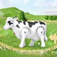 thumbnail image 4 of Electronic Dancing Cow Toy for Kids 1-6 Years - Interactive Singing Moving Robot with LED Lights, Bump & Go Action, Birthday Gift for Boys & Girls (Batteries Not Included), 4 of 6