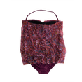thumbnail image 2 of Lauren Ralph Lauren Paisley-Print Bandeau Flyaway Tummy-Control One-Piece Swimsuit - Plum, 2 of 3
