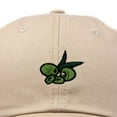 thumbnail image 2 of Dalix Olive Embroidered Cap Cotton Baseball Cute Cool Dad Hat Womens in Khaki, 2 of 5