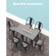 thumbnail image 3 of Silla de comedor Nazhura Metal Farmhouse Tolix Style Black (x4), 3 of 6