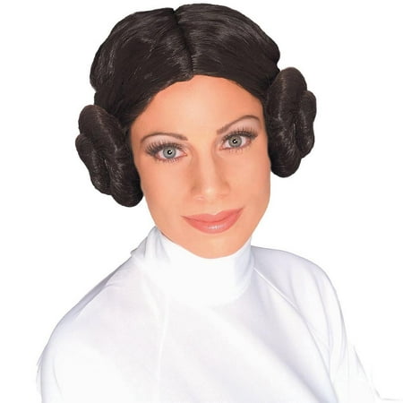 Star Wars Princess Leia Women's Costume Wig w/ Hair Buns