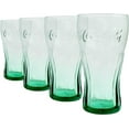 thumbnail image 5 of Fonteme Set Of 4 Coca-Cola 16-oz Green Glasses With 20 Straws | Great For Sodas, Juices & More [4PK], 5 of 7