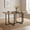 Wood + Black, variant on 59" Modern MDF Dining Table with Matte Black & Wood Grain Tabletop and Black Metal Frame, for Kitchen, Dining Room