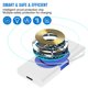 thumbnail image 3 of Cargador inalámbrico USB Tipo-C Cargador de interfaz dual para Apple Watch 8 7 (Blanco) Tmvgtek Para estrenar, 3 of 8