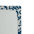 thumbnail image 2 of Ambesonne Floral Fitted Sheet, Antique Damask Curvy Art, Full Size, Blue White, 2 of 2