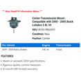 thumbnail image 2 of Center Transmission Mount - Compatible with 2000 - 2005 Buick LeSabre 3.8L V6 2001 2002 2003 2004, 2 of 2