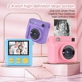 thumbnail image 2 of Instant Print Camera for Kids - Kids Digital Camera Toddler Camera for Age 3-12, Instant Cameras That Print Photos for 4 5 6 7 8 9 10 Year Old Girl Boy Birthday Gift, Blue, 2 of 7
