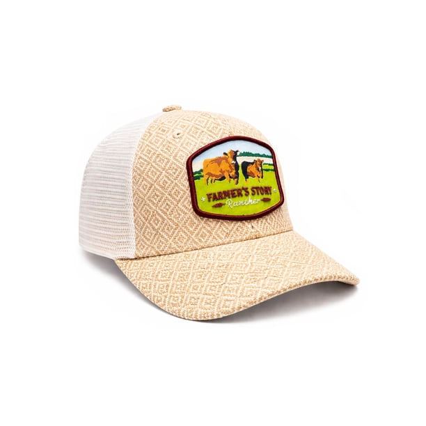 Knite Gorra Farmer red Trucker Hombre Ajustable Transpirable Estilo Rancher Cap