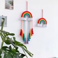 thumbnail image 4 of Rainbow Wall Colgando Cuerda de algodón grueso Cómodo bien hecho DIY Creativo Exquisito Tejido Colgantes para niños Habitación Dormitorio kenally HA059296-00, 4 of 6