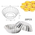 thumbnail image 2 of Moldes para tartas antiadherentes, hojalata horneada reutilizable, moldes redondos para muffins, moldes para huevos de encaje, 2 of 6
