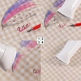 thumbnail image 4 of XINYTEC 4 Colors Heat Erase Pens for Fabric with 12/20 Refills and 4 Pen Containers for Dress Marking Handicraft Shoe Marking, 4 of 11