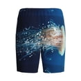 thumbnail image 5 of Fotbe White Jellyfish Dansing in the Ocean Pajama Shorts for Men, Men's Pajama Bottoms, Sleepwear,Short Pajama Pants-Medium, 5 of 9