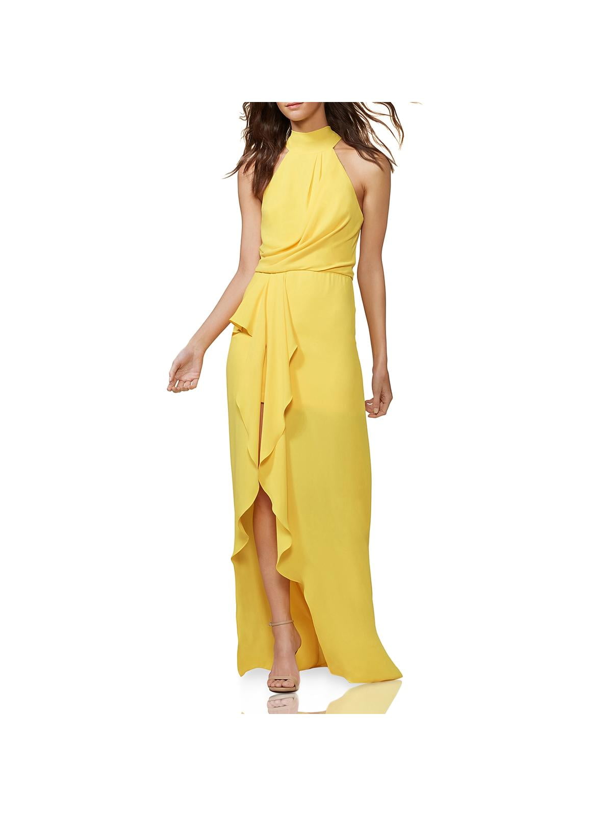 Halston Heritage Womens Mock Neck Hi-Low Wrap Dress - Walmart.com