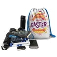 thumbnail image 3 of Easter Drawstring Backpack for Egg Hunt, 13.5" X 16.5" Waterproof Treat Bag, [Easter Theme] Print, 3 of 5