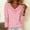 Pink Tops, variant on CUSTG Women Casual Shirts Summer Solid Color Blouses For Dressy Cowl Neck Long Sleeve Eyelet Elegant School Work 2026 Shirts Cozy Tops