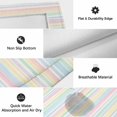 thumbnail image 6 of Colorful Striped Outdoor Rug for Patio/Deck/Porch, Non-Slip Large Area Rug 5 x 7 Ft, Modern Vertical Stripes Watercolor Indoor Outdoor Rugs Washable Area Rugs, Reversible Camping Rug Carpet Runner, 6 of 8