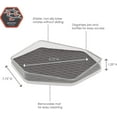 thumbnail image 2 of Spectrum Hexa Small Lazy Susan, Hexagon In-Fridge Storage Tray for Storage and Organization of Spices Condiments and More, 2 of 9
