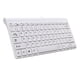 thumbnail image 5 of Combo de teclado y ratón de membrana premium con cable de 78 teclas y conexión USB para PC, portátil y notebook, color blanco, 5 of 8