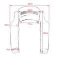 thumbnail image 4 of Guardoinrt Rear Fender Extension for models 2009-2013 Touring Light Black 1Set, 4 of 6